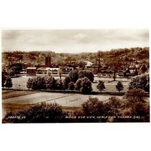 Henley On Thames Tennis Courts Aerial Real Photo Old Postcard
