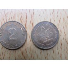 1990g 2 Pfennig Germany Coin