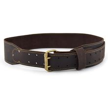 Style N Craft - 3" Wide, Long, Tapered Full-Grain Oiled Leather Work Belt, Durab