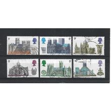 GB.British Architecture (1st series) set of 6.Fine Used.Jul25