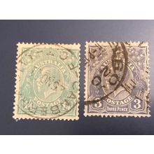 ICOLLECTZONE Australia 72 and 72a VF used