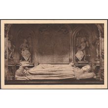 Mausolée de Marguerite de Bourbon, L'Eglise, Bourg-en-Bresse, c.1920 - Braun CPA
