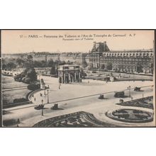 Tuileries et l'Arc de Triomphe du Carrousel, Paris, c.1910 - Papeghin CPA AP37