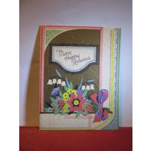 MANY HAPPY RETURNS vintage used Birthday card.. Academy =