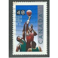 CAN 1991 40c 'BASKETBALL CENTENARY ' FINE USED (EBID38-898)