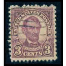 Used 635 3c Abraham Lincoln Just Clears M09888