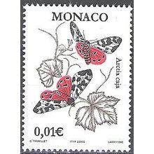 Monaco 2002 Michel 2573 Neuf ** Cote (2008) 0.20 Euro Papillon Arctia caja