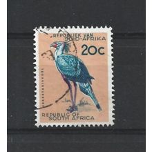 SouthAfrica.SG208 20c Secretary Bird.Variety Unchecked.Fine Used.Aug25c