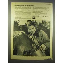 1946 Prudential Insurance Ad - Daughter of the House