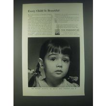 1946 Prudential Insurance Ad - Every Child is Beautiful