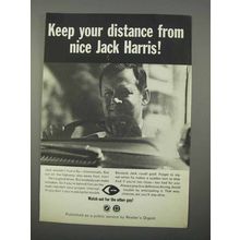 1966 National Safety Council Ad - Nice Jack Harris