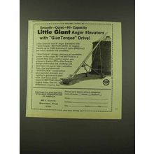 1973 Little Giant Auger Elevators Ad - Smooth Quiet