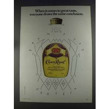 1980 Seagram's Crown Royal Ad - Draws Conclusion