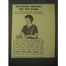 1964 National Library for The Blind Ad