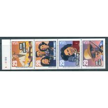 2775-2778a 29c Country Legends Very Fine MNH Pane/4 P# A222222 L01260