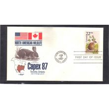 FDC Artmaster 2290 22c Cottontail (Cachet-U/A) CV40504