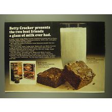 1973 Betty Crocker Ad - Fudge Brownie Supreme and Traditional Fudge Brownie Mix