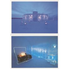 Ice Hotel Icehotel At Night Sweden Interior2x Mint Postcard s