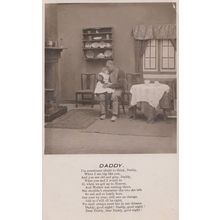 Daddy Dad Father Growing Old Ageing Elderly Love Songcard Prayer Postcard