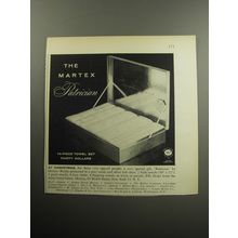 1957 Martex Patrician Towel Set Advertisement