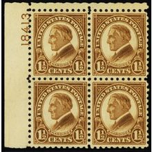 582, Mint LH VF/XF GEM Plate Block CV $85 * Stuart Katz