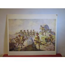 4th GURKHA RIFLES by A C Lovett unused postcard art National Army Museum =