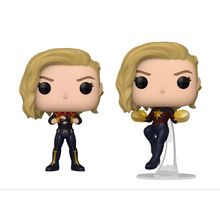 NEW Marvel The Marvels Captain Marvel Funko Pop Figure #1249 & #1257
