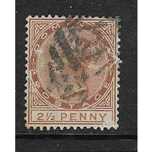 DOMINICA 1882-3 QV WMK CROWN CA 2½d USED SG15