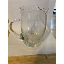 Crystal Clear Water Pitcher 5 1/4" tall