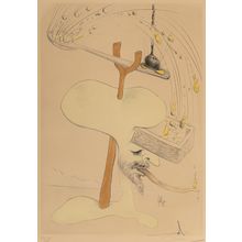 Salvador Dalí (1904-1989). Hommage a Quevedo, from Visions de Quevedo, 1975 Post