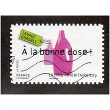 FRA 2008 (55c) 'SUSTAINABILITY -DETERGENT BOTTLES ' FINE USED (EBID20806)