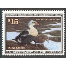 RW58 $15 King Elders Fine MNH R0501