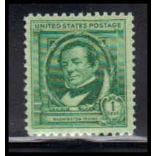 859 1c Washington Irving Fine Plus MNH KA2205