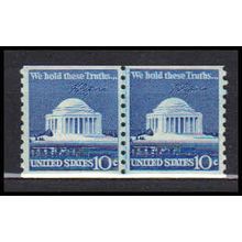1520 10c Jefferson Memorial Fine MNH CLP CA0085