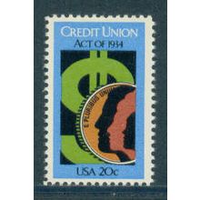 2075 20c Credit Unions Fine MNH MA0933