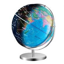 Illuminated World Globe with Stand, 13 in/330.2 mm, Educational Earth Globe ...