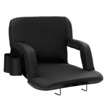 Stadium Seat with Back Support, Wide Bleacher Seat Back, Folding Padded Cush...