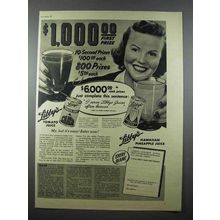 1941 Libby's Tomato Juice, Pineapple Juice Ad