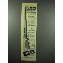 1952 Mossberg Model 146B Rifle Ad - 30 Shots