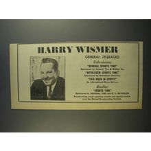 1956 MBS Harry Wismer General Teleradio Ad