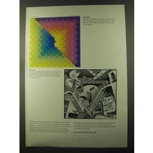 1973 Atlantic Richfield Ad - Art by Bayer and Escher