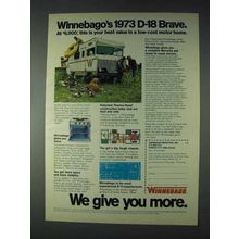 1972 Winnebago D-18 Brave Motor Home Ad!