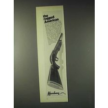 1973 Mossberg Model 500 Shotgun Ad - Rugged