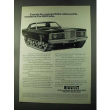 1973 Pirelli Cinturato CN-75 Tire Ad - Be Reminded