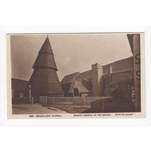 Brookland Church Showing Steeple on the Ground Kent Postcard 1913 Judges 382