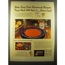 1950 Heinz Tomato Soup Ad - they're made with real home care