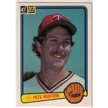 1983 Donruss baseball card 256 Pete Redfern
