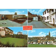 Gruss Aus Glessen Germany Postcard