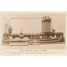 First CA KW Parsons Steam Engine Vintage Real Photo Postcard