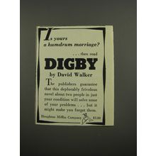 1953 Houghton Mifflin Book Advertisement - Digby by David Walker